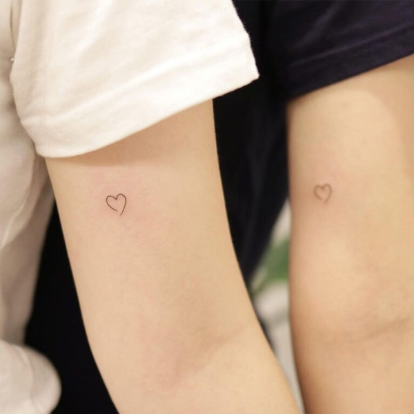 Tattoo cặp mini ý nghĩa