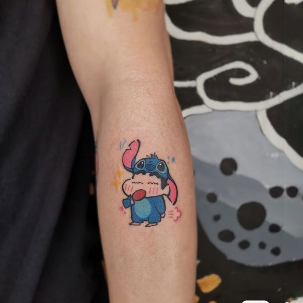 Tattoo cu shin mini dễ thương