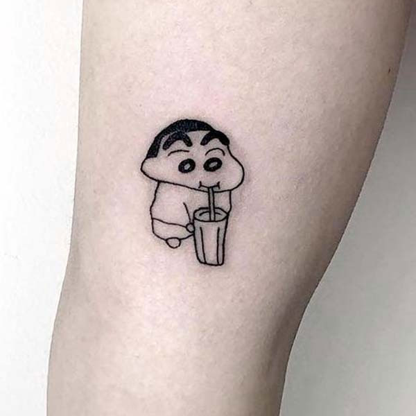 Tattoo cu shin nhỏ cute