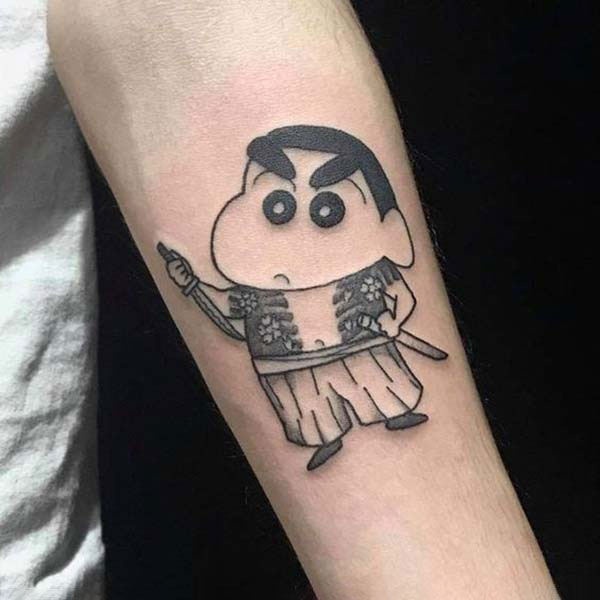 Tattoo cu shin xăm trổ