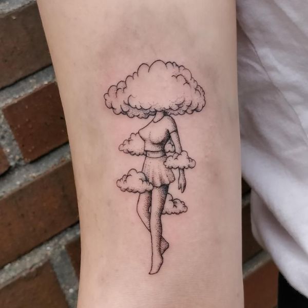 Tattoo mây bắp tay siêu đẹp