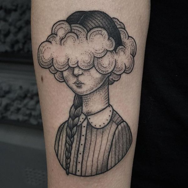Tattoo mây chất
