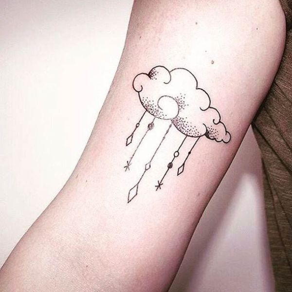 Tattoo mây mưa