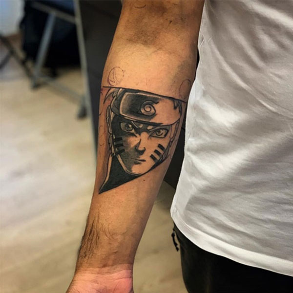 Tattoo naruto ở cánh tay