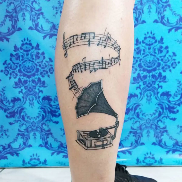 Tattoo nốt nhạc siêu đẹp