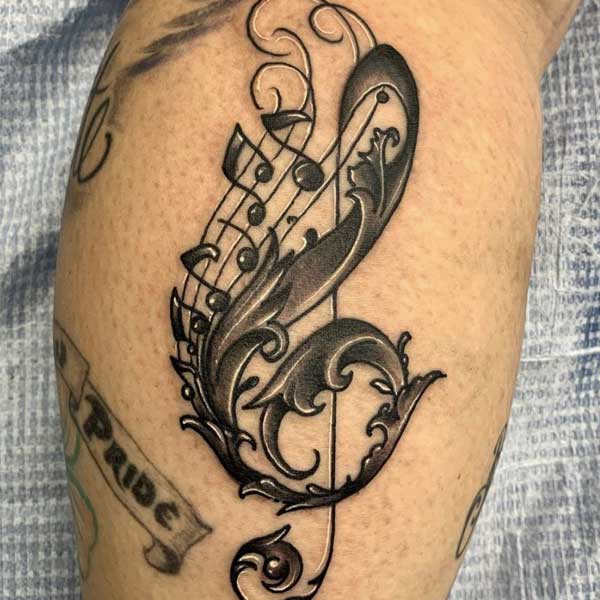 Tattoo nốt nhạc ý nghĩa
