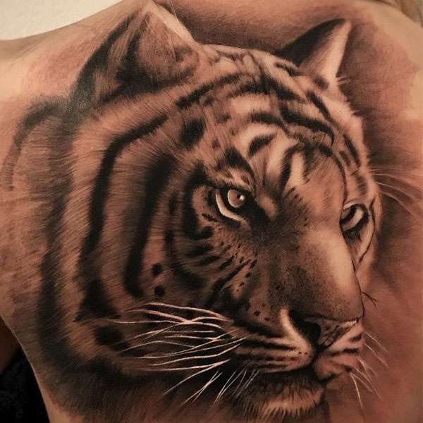 Tattoo phong thủy tuổi hổ