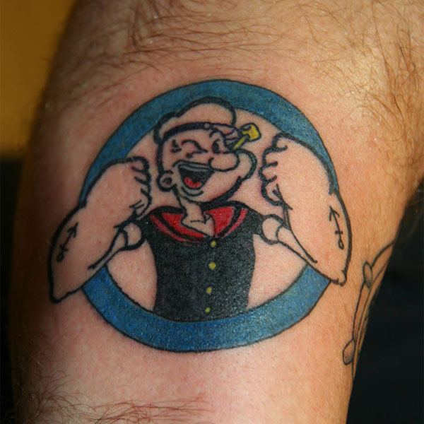 Tattoo popeye siêu ngầu