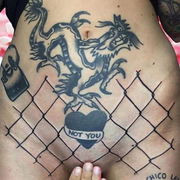 Tattoo vùng kín bá đạo cho nữ