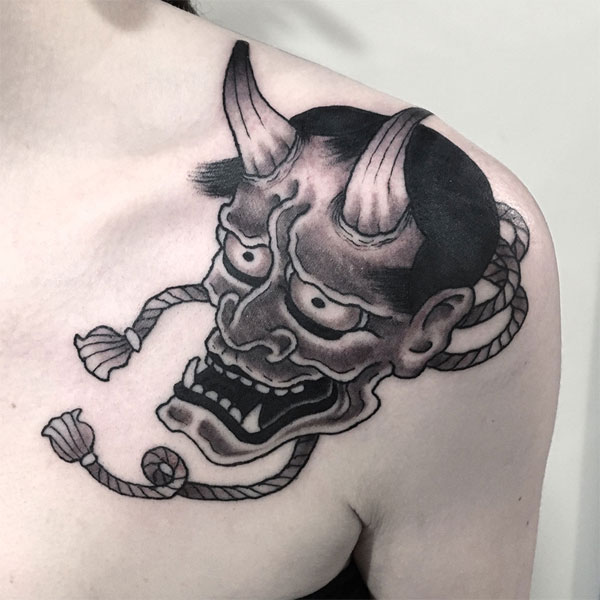 Tattoo châu á quỷ