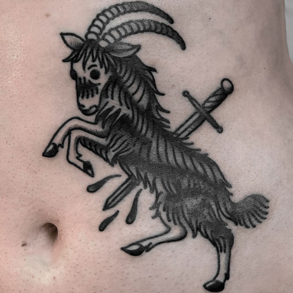 Tattoo con dê của satan