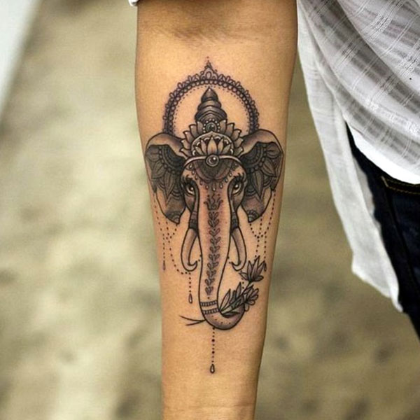 Tattoo con voi cánh tay đẹp cho nam