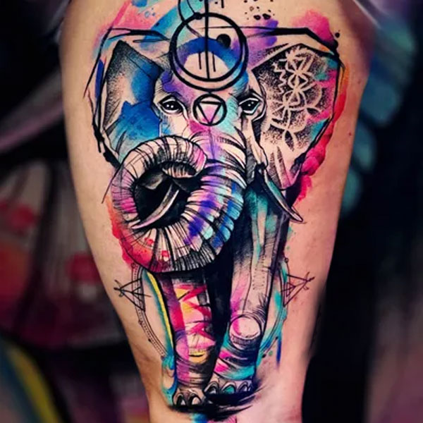 Tattoo con voi màu sắc