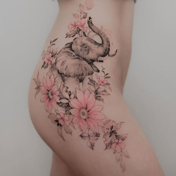 Tattoo con voi ở chỗ kín