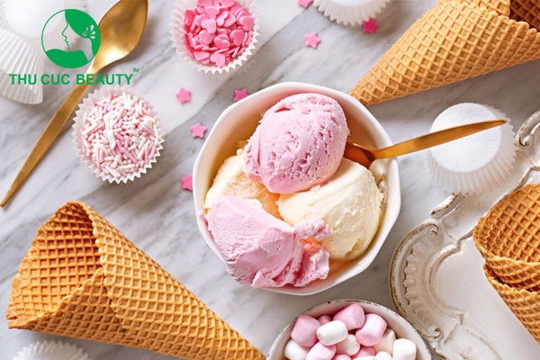 Xăm môi có được ăn kem không?