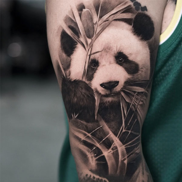 Small Panda Tattoo Idea Source Pinterest  Purple Aesthetic  Facebook