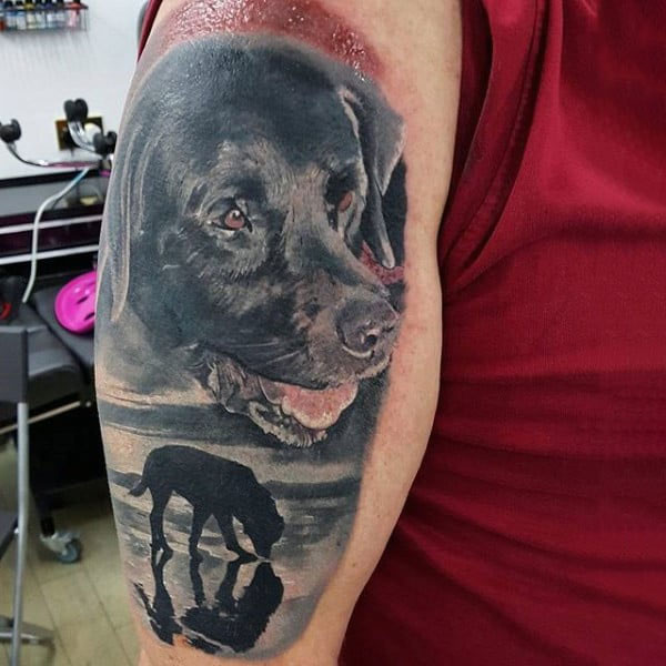 Tattoo con chó mun