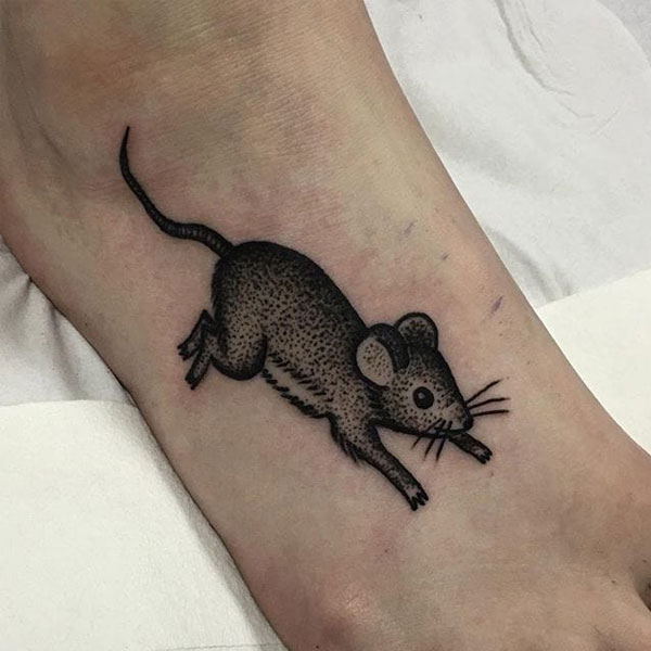 Tattoo con chuột 3d