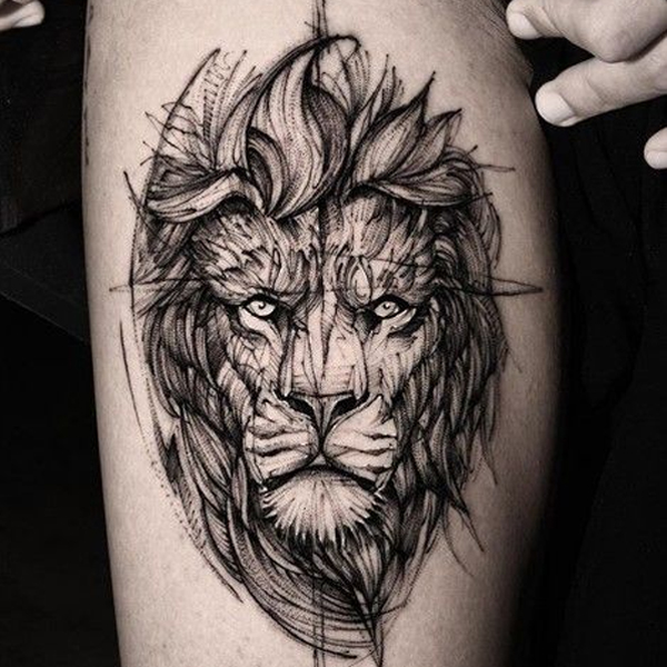 Tattoo cung sư tử cực chất