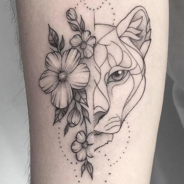 tattoo cung sư tử siêu đẹp