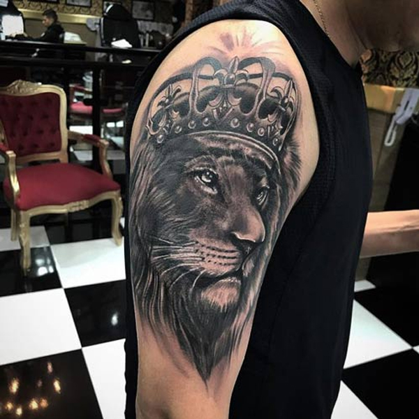 Tattoo cung sư tử vừa đẹp