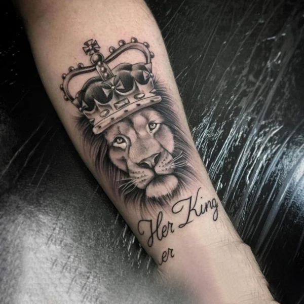 Tattoo cung sư tử vua