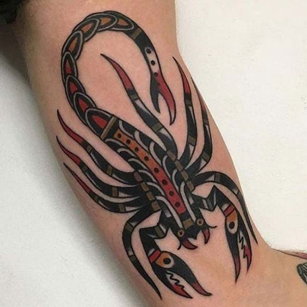Tattoo cung thiên yết bọ cạp