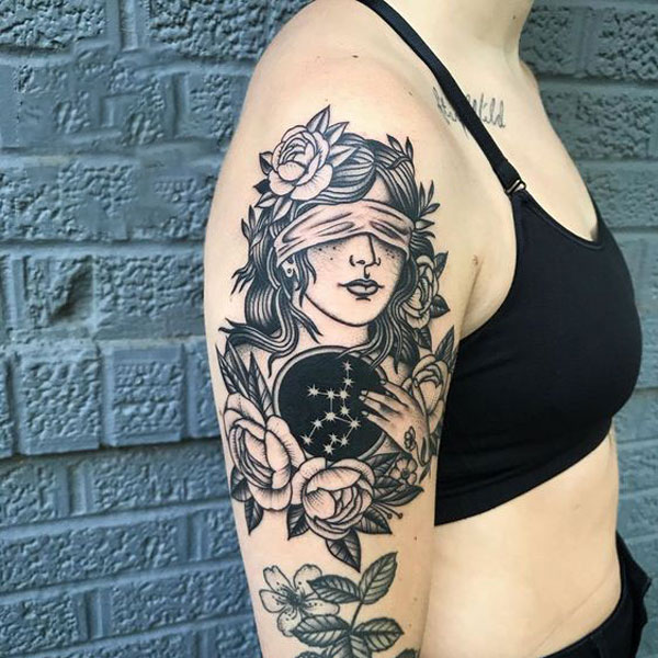 Tattoo cung xử nữ đẹp cho nữ