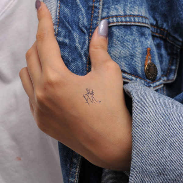 Tattoo cung xử nữ bàn tay