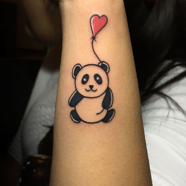 Tattoo gấu trúc mini
