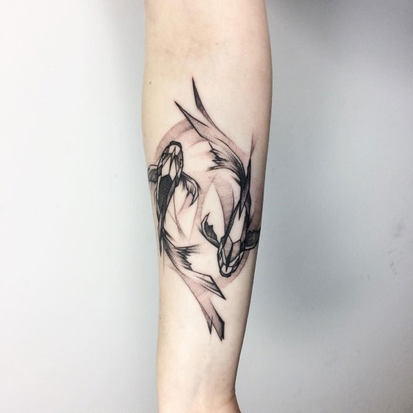 Tattoo mệnh mộc cá chép ý nghĩa