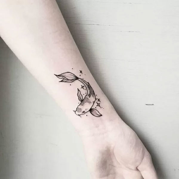 Tattoo mệnh mộc mini cho nữ