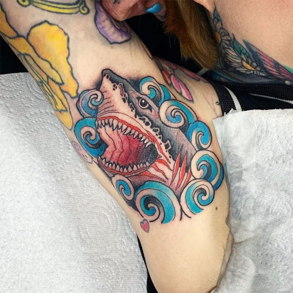 Drawing Shark Tattoo Vẽ hình xăm cá mập đẹp  YouTube