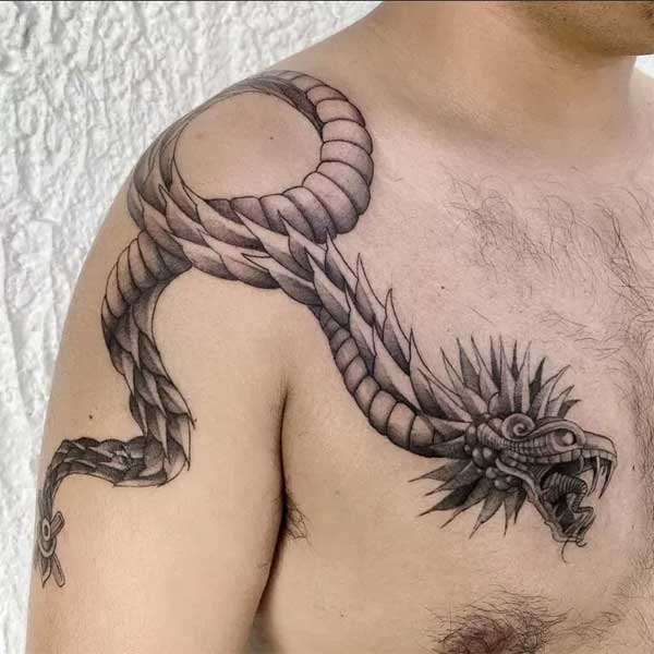 Tattoo ở vai rồng