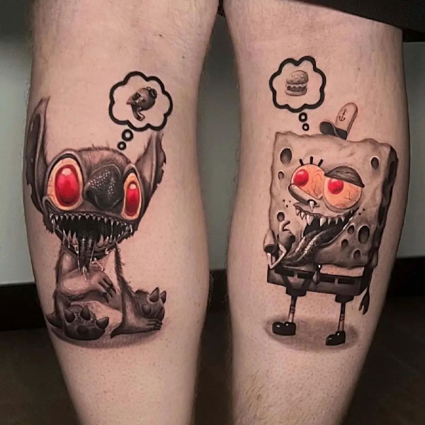 Tattoo stitch ghê rợn