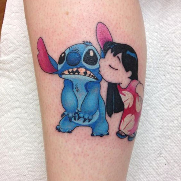 Tattoo stitch ở chân đẹp