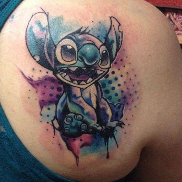 Tattoo stitch ở lưng