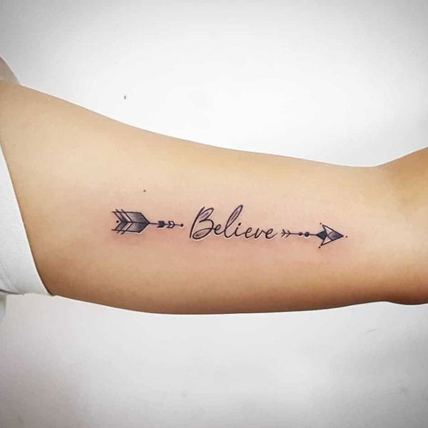 Tattoo ý nghĩa believe