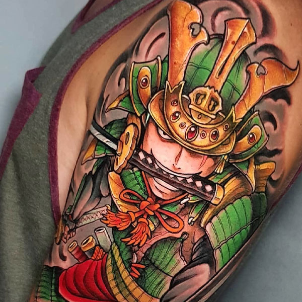 Tattoo zoro samurai đẹp