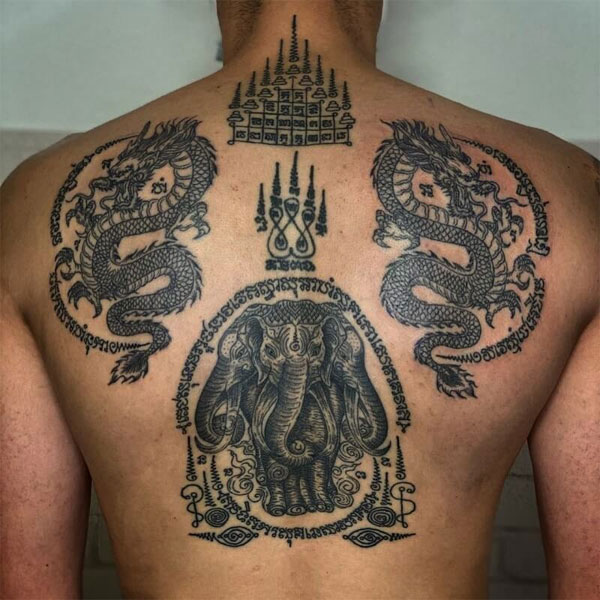 Tattoo khmer thanh long