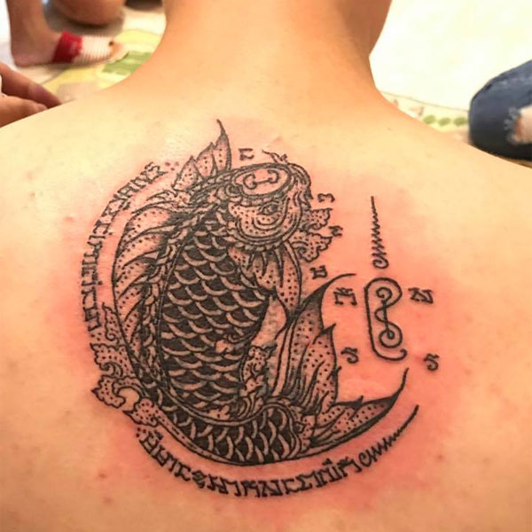 Tattoo khmer cá chép
