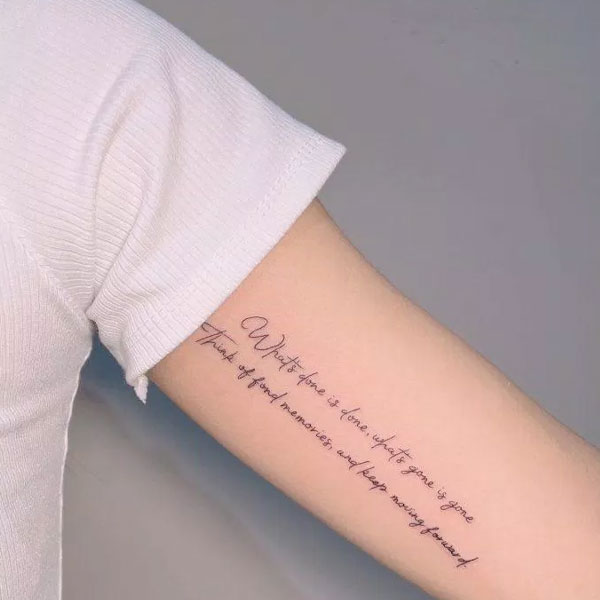 Tattoo chữ tiếng anh ý nghĩa ở tay siêu đẹp
