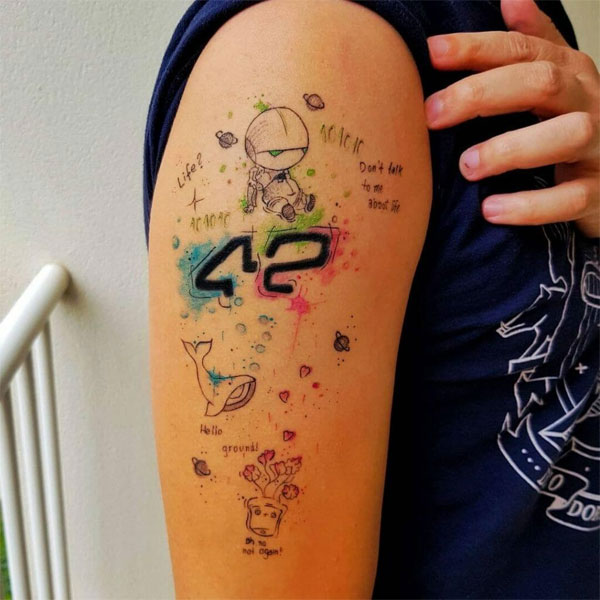 Tattoo galaxy đẹp cho nam