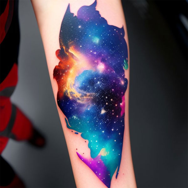Tattoo galaxy siêu đẹp