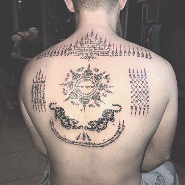 Tattoo khmer cho nam