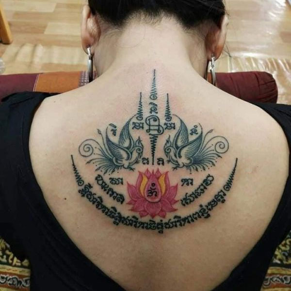 Tattoo khmer cho nữ đẹp
