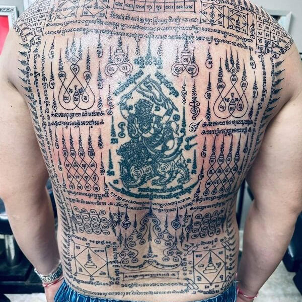 Tattoo khmer full lưng