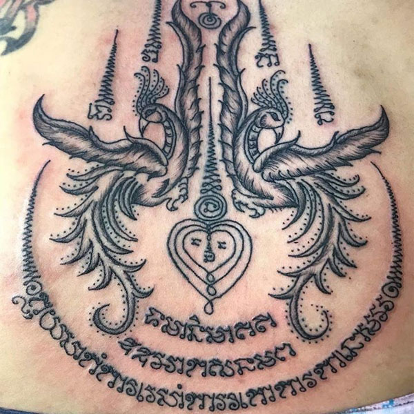 Tattoo khmer hanuman