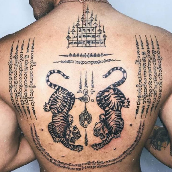 Tattoo khmer hổ