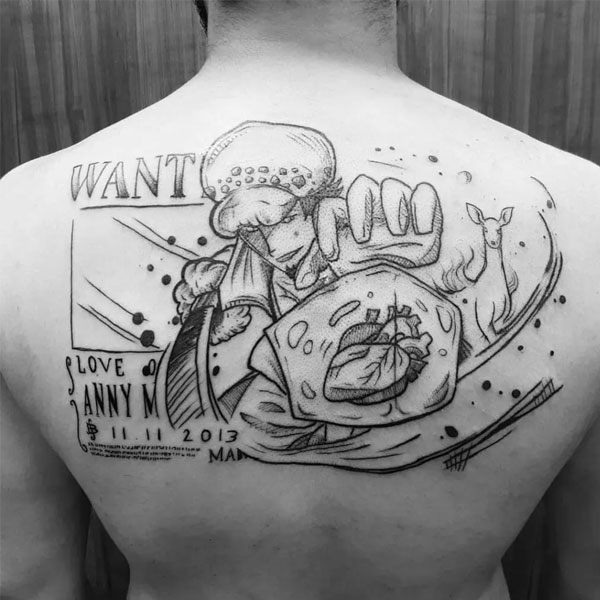 Tattoo law ở lưng